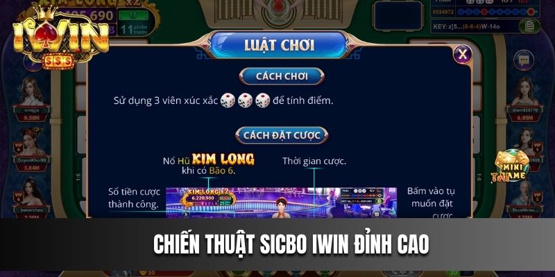 Chiến thuật Sicbo IWIN đỉnh cao