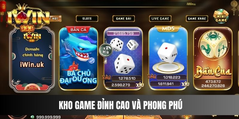Kho game đỉnh cao và phong phú